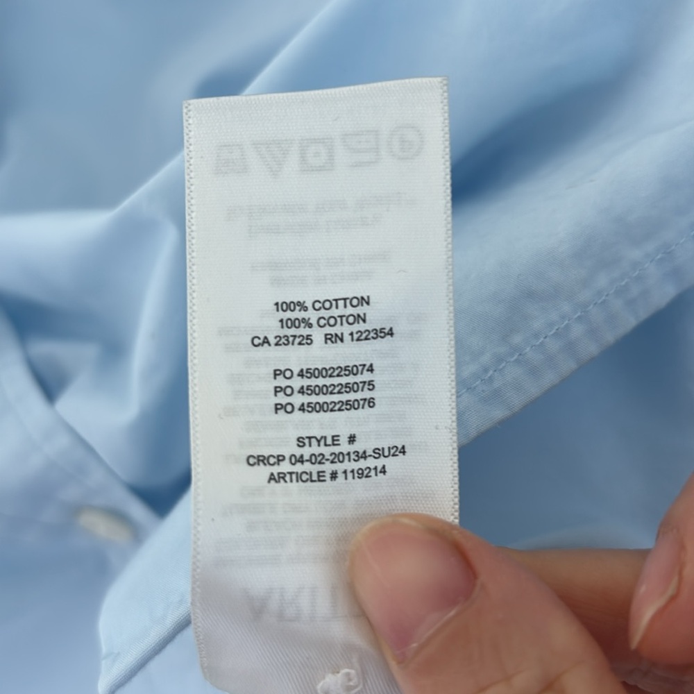 Wilfred Reminisce Relaxed Poplin Shirt - Picture 6 of 6